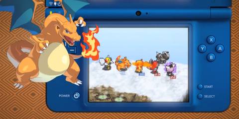 Charizard attacks some enemies in an official commercial.
