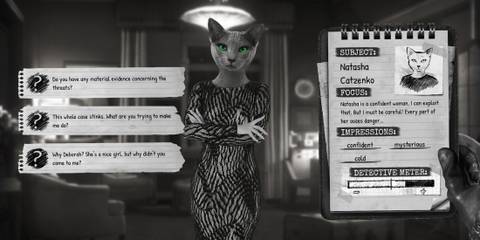 Chicken Police - Paint it RED! questioning Natasha