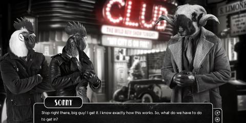 Chicken Police - Paint it RED! selective use of color