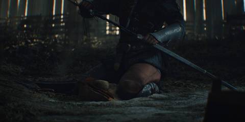 Ciri drawing her sword in The Witcher 4