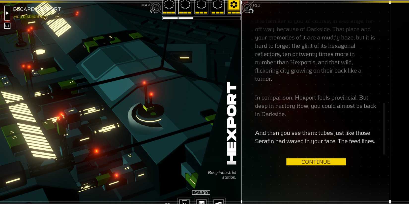 Citizen Sleeper 2 Hexport