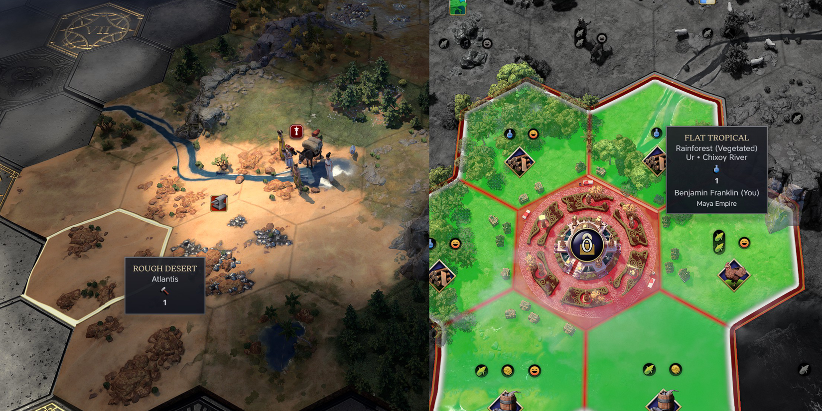 Civ 7 Starter City Tips Starting Founding Settlement Guide Terrain Types Flat Rough Terrains