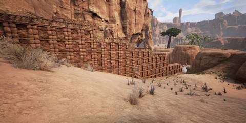 Conan Exiles foundation wall
