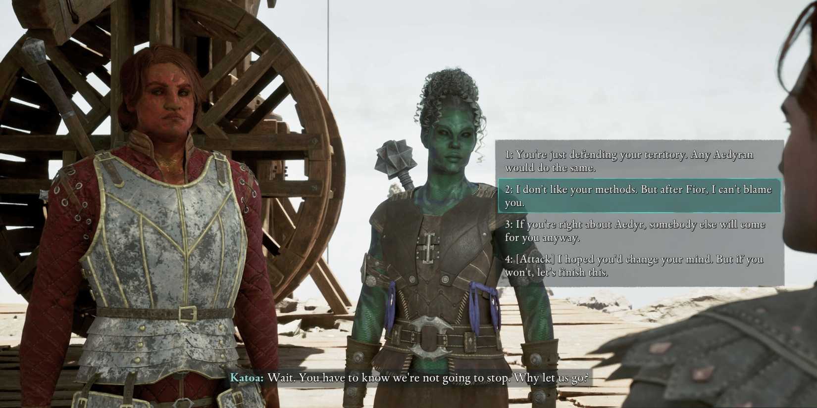 Convince or Attack Katoa and Haiako Don't Look Down Quest Avowed