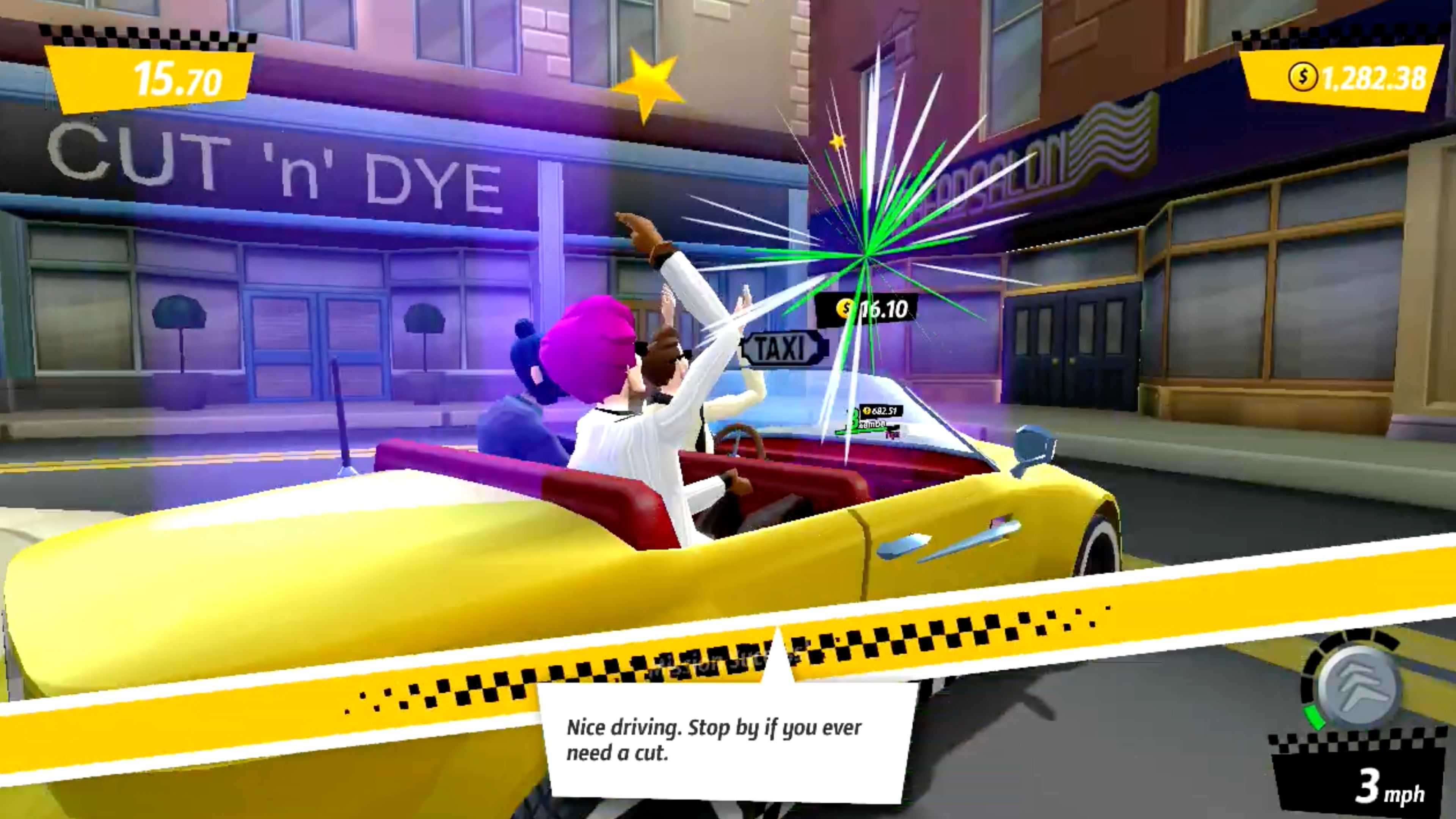 Crazy Taxi_ City Rush In Game Screenshot 2