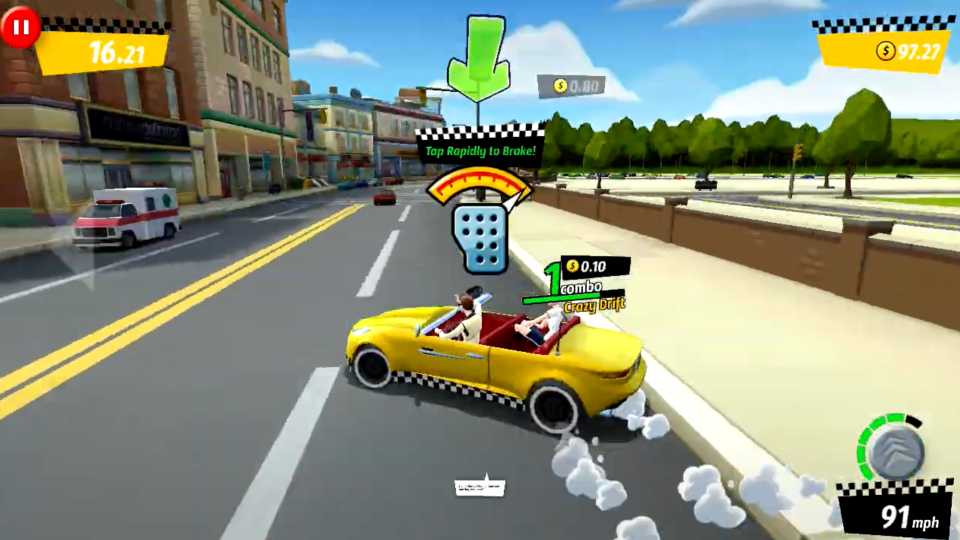 Crazy Taxi_ City Rush In Game Screenshot 3