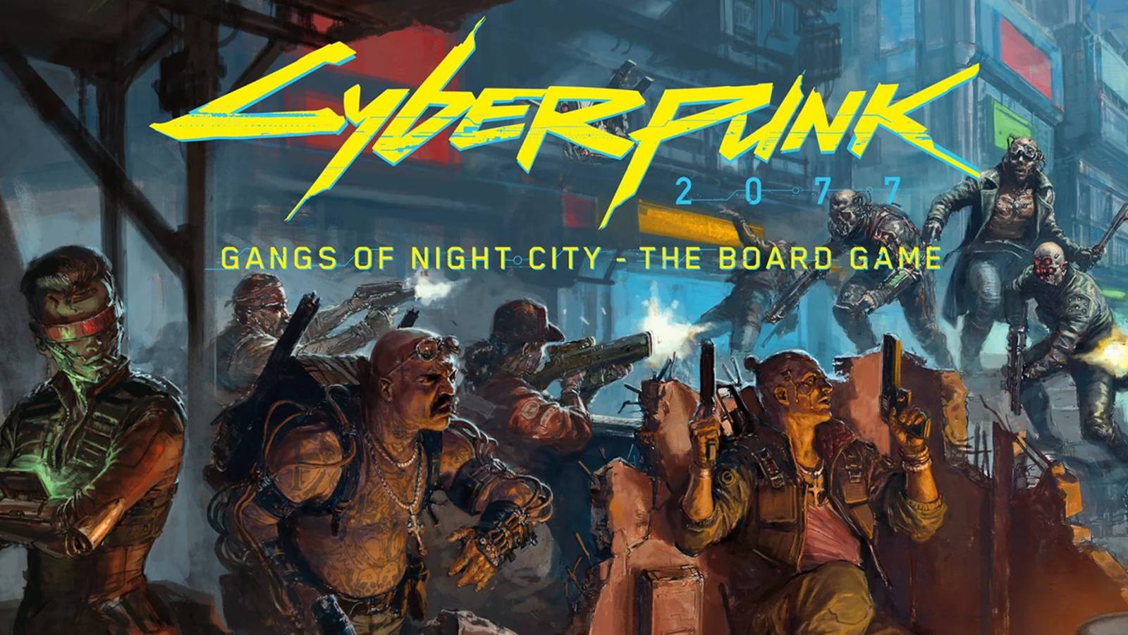 Cyberpunk 2077: Gangs of Night City Tabletop Game Art
