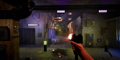 CyberTaxi Lunatic Nights gunplay