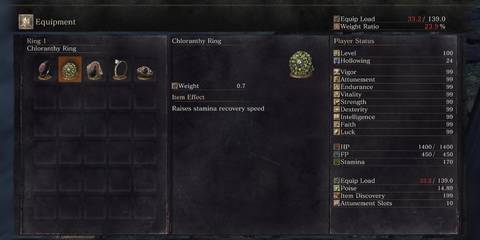 Dark Souls 3 - Chloranthy Ring