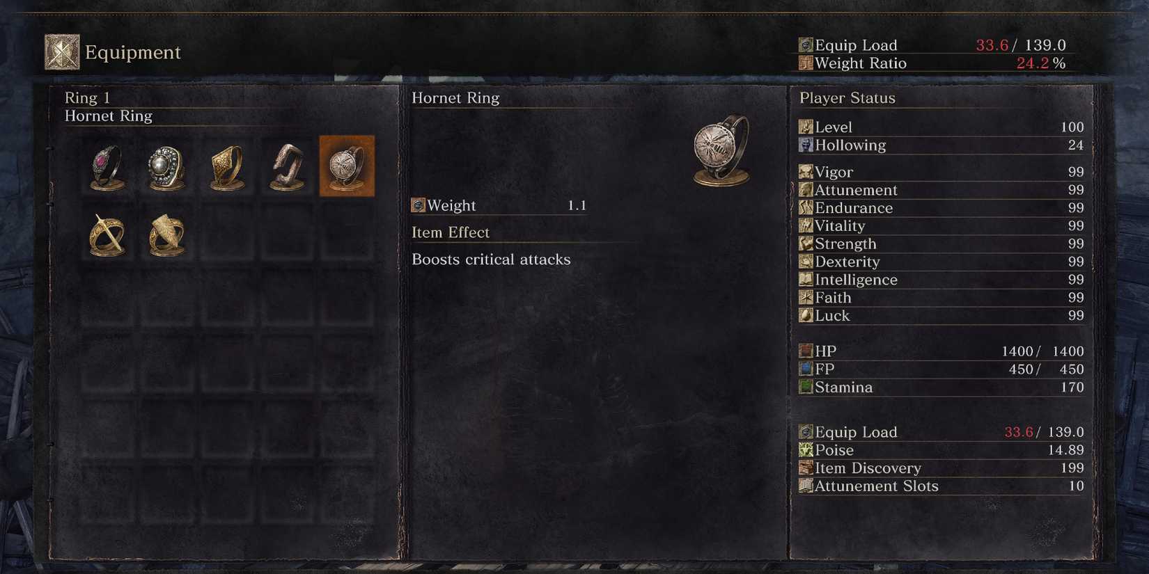 Dark Souls 3 - Hornet Ring