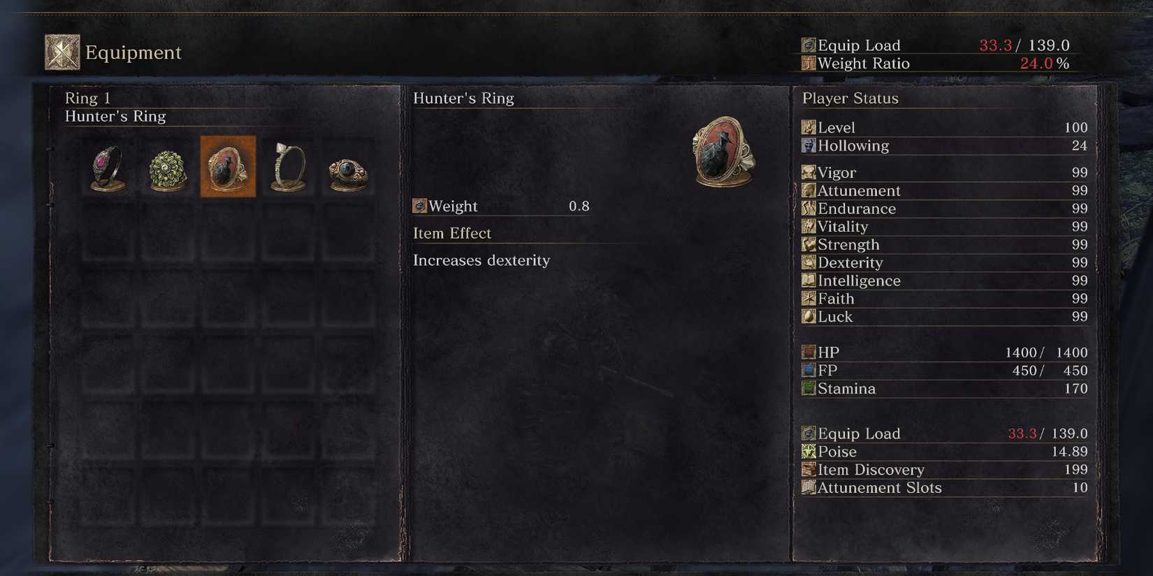 Dark Souls 3 - Hunter's Ring