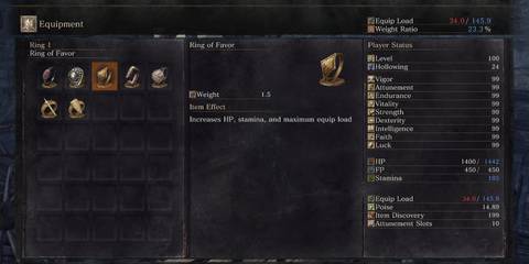 Dark Souls 3 - Ring of Favor