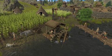 Dawn of Man busy at work