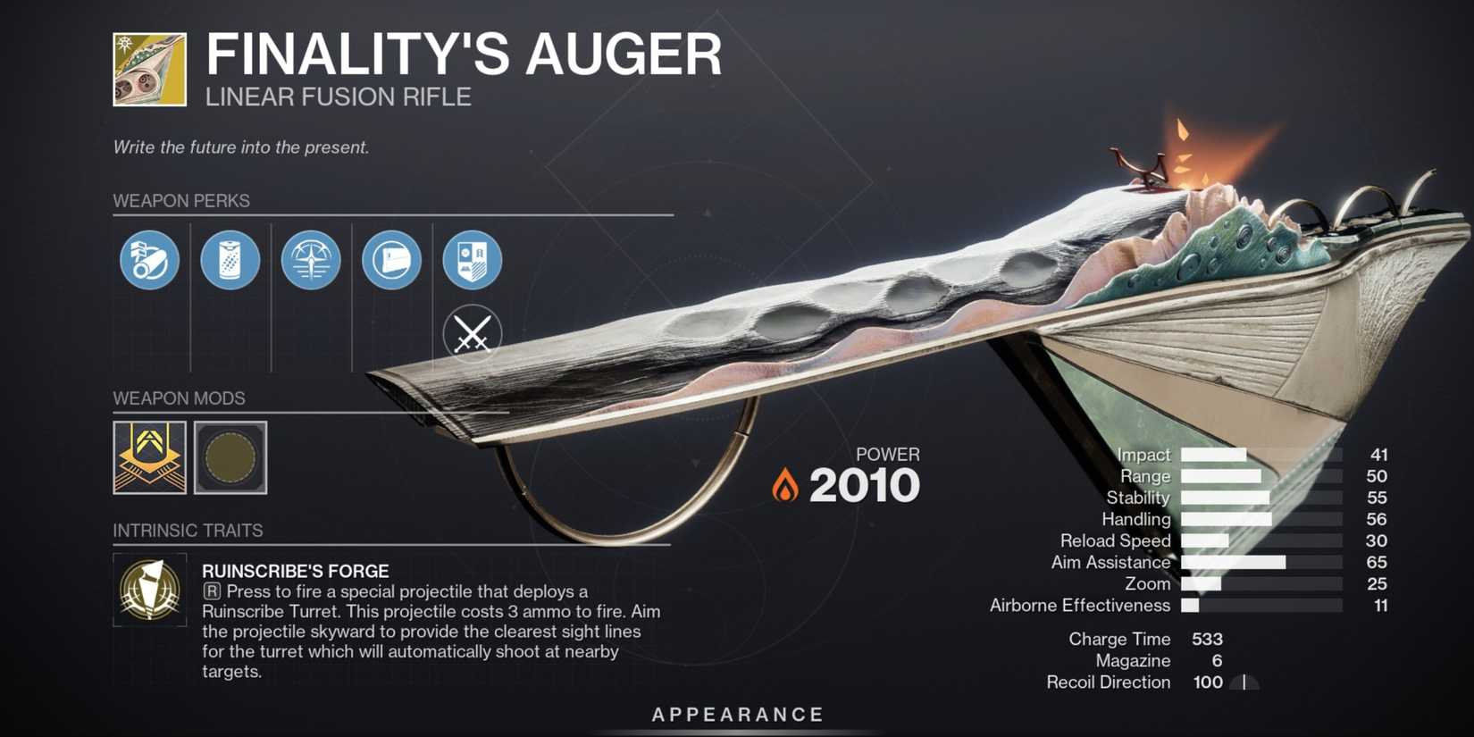 Destiny 2 Finality's Auger