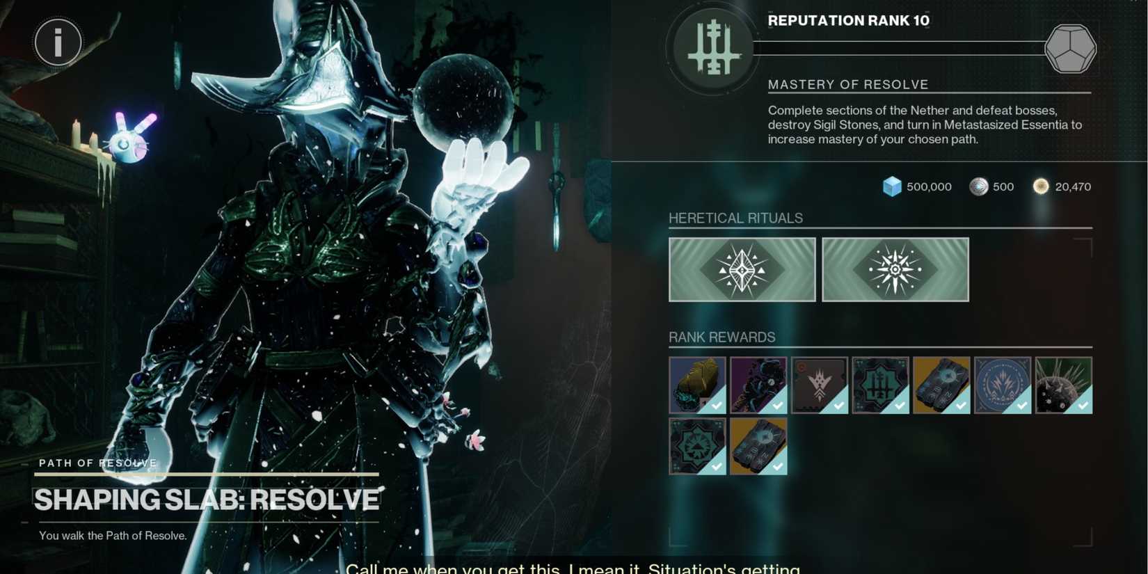 Destiny 2 Shaping Slab