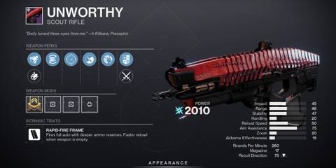 Destiny 2 Unworthy