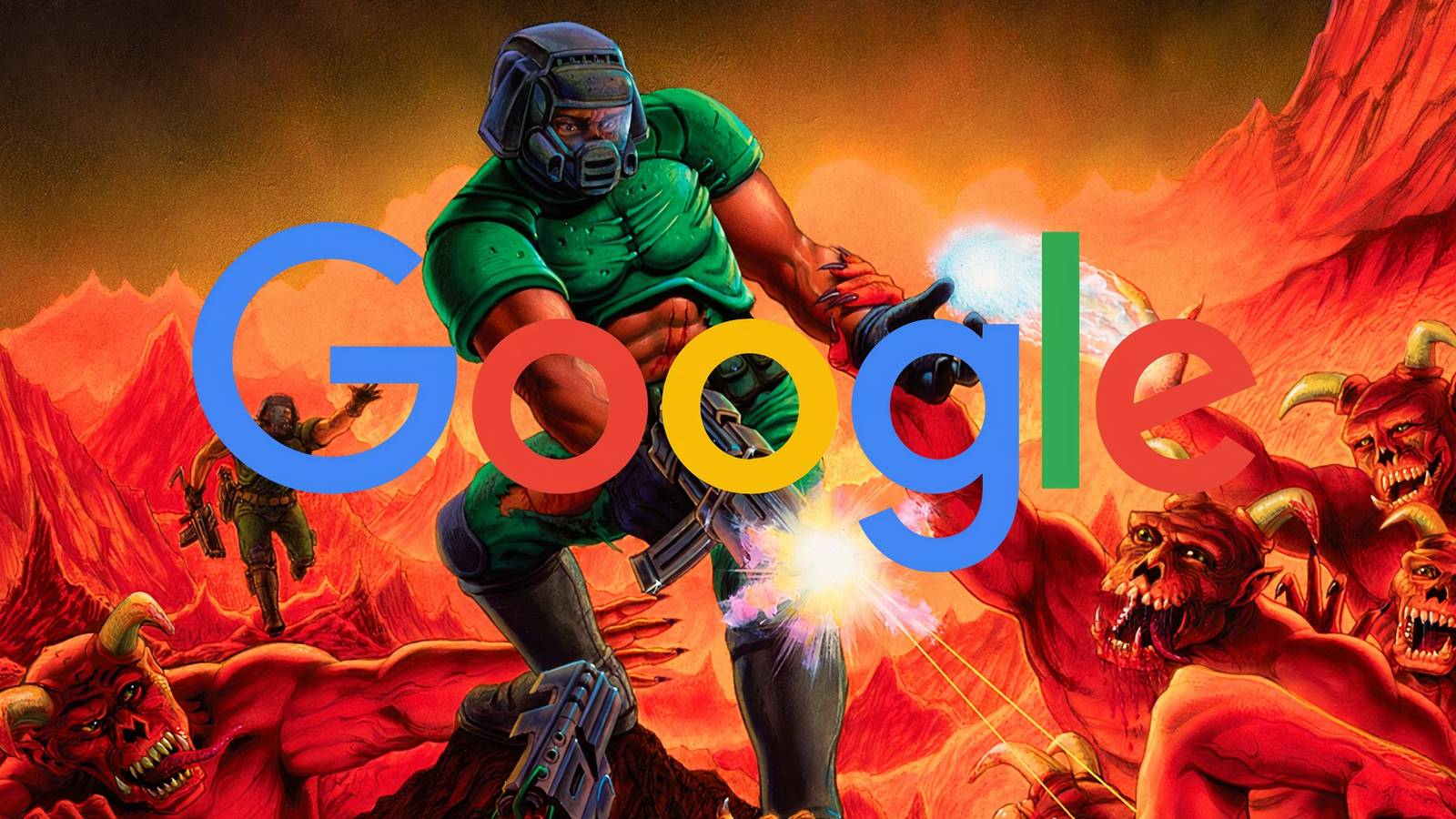 doom ported to google search bar 