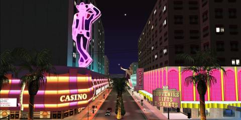 Downtown Fremont Street Mock-Up in GTA San Andreas