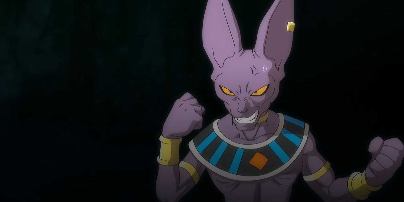 Beerus prepares to fight Goku without holding back in Dragon Ball Z: Battle of Gods