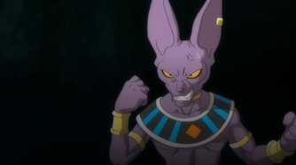 Beerus prepares to fight Goku without holding back in Dragon Ball Z: Battle of Gods