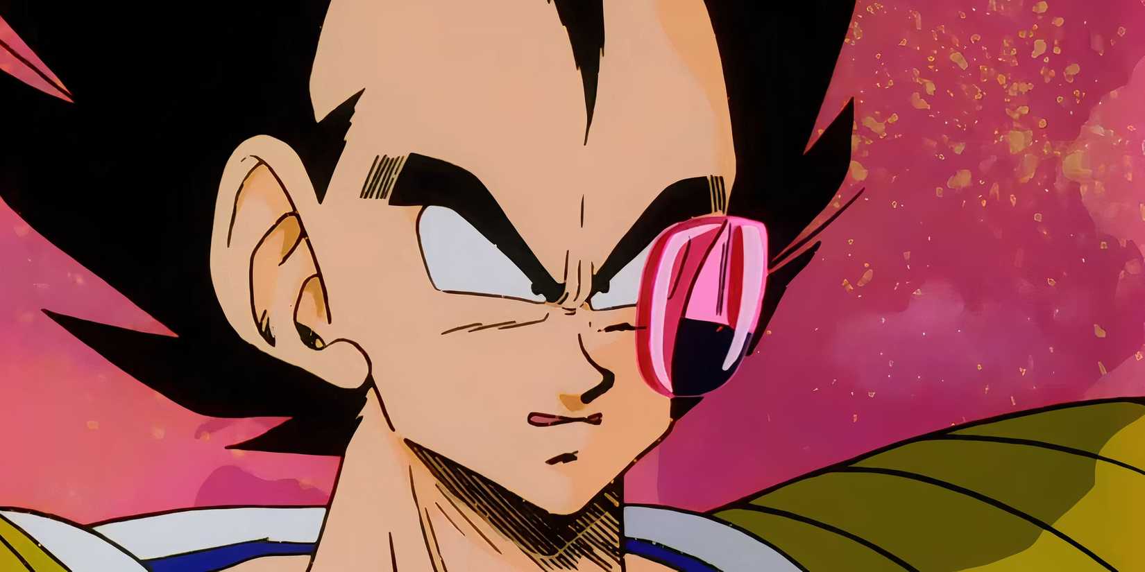 Vegeta arrives on Earth with Nappa during the Saiyan Saga in Dragon Ball Z