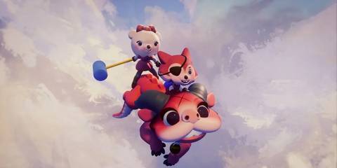 dreams characters riding an imaginary creature