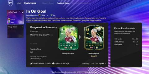 ea-sports-fc-25-in-on-goal-training-camp-evolution-ultimate-team