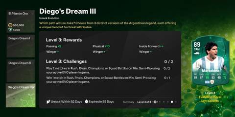ea-sports-fc-25-maradona-diegos-dream-iii-evolution-level-3
