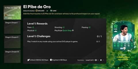 ea-sports-fc-25-maradona-pibe-de-oro-evolution-level-1