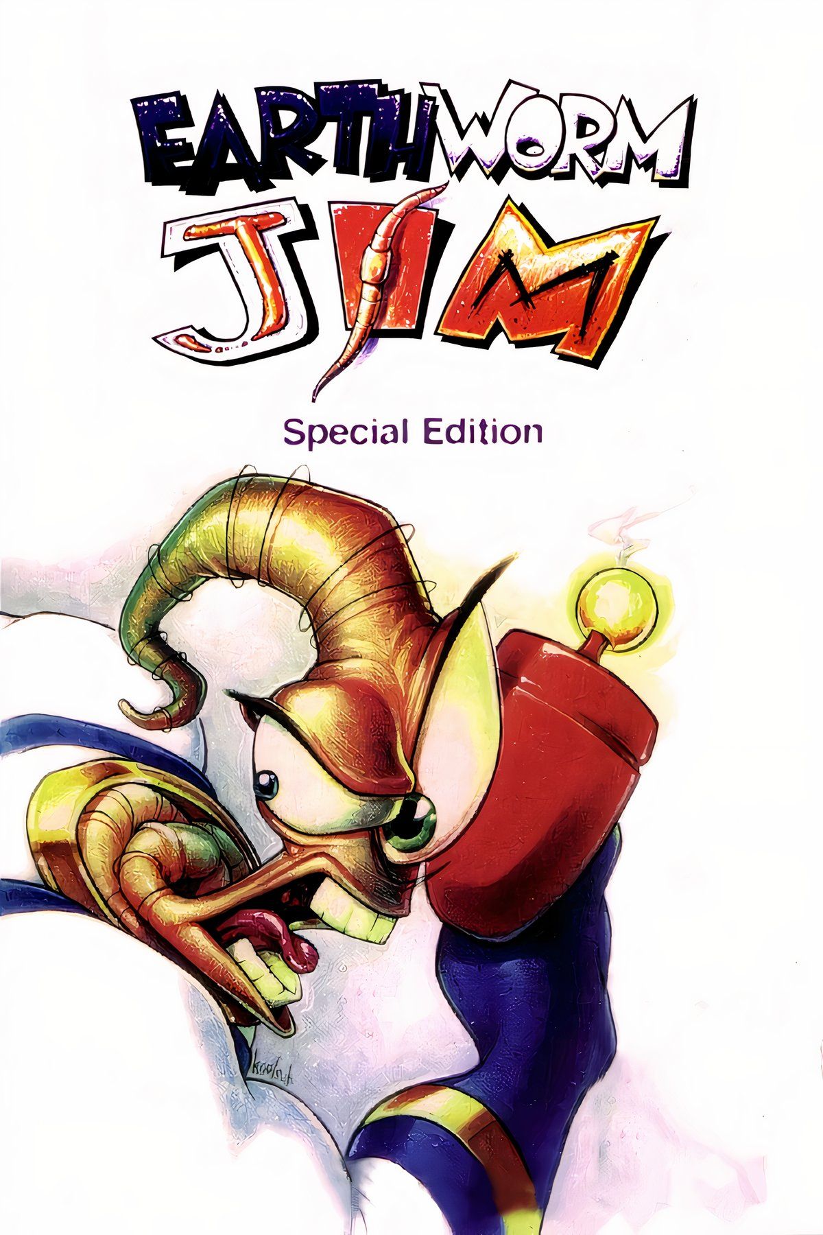 Earthworm Jim: Special Edition Tag Page Cover Art