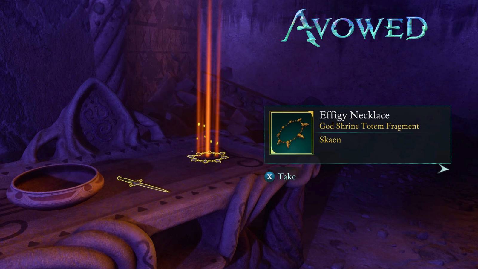 Effigy Necklace Totem Fragment Location Avowed