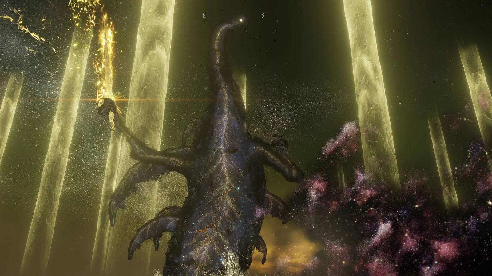 elden ring players discovers hitting the elden beast's tail while flying staggers the enemy