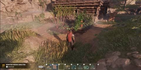 Enshrouded home with a garden