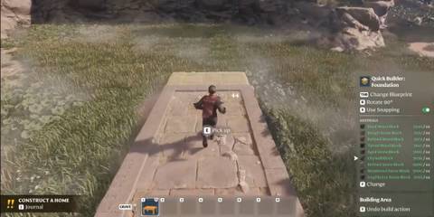 Enshrouded laying foundations