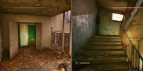 Enter the Meat, Fish, Vegetables POI Building and Head Upstairs Stalker 2