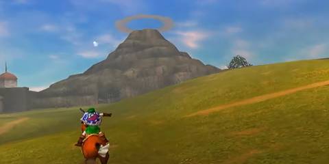 link riding epona towards death mountain
