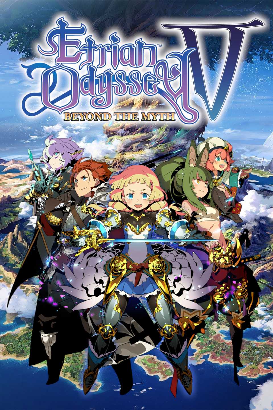 Etrian Odyssey V Beyond the Myth Tag Page Cover Art