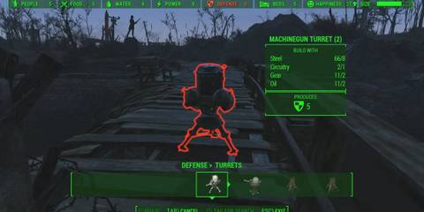 Fallout 4 setting up defenses