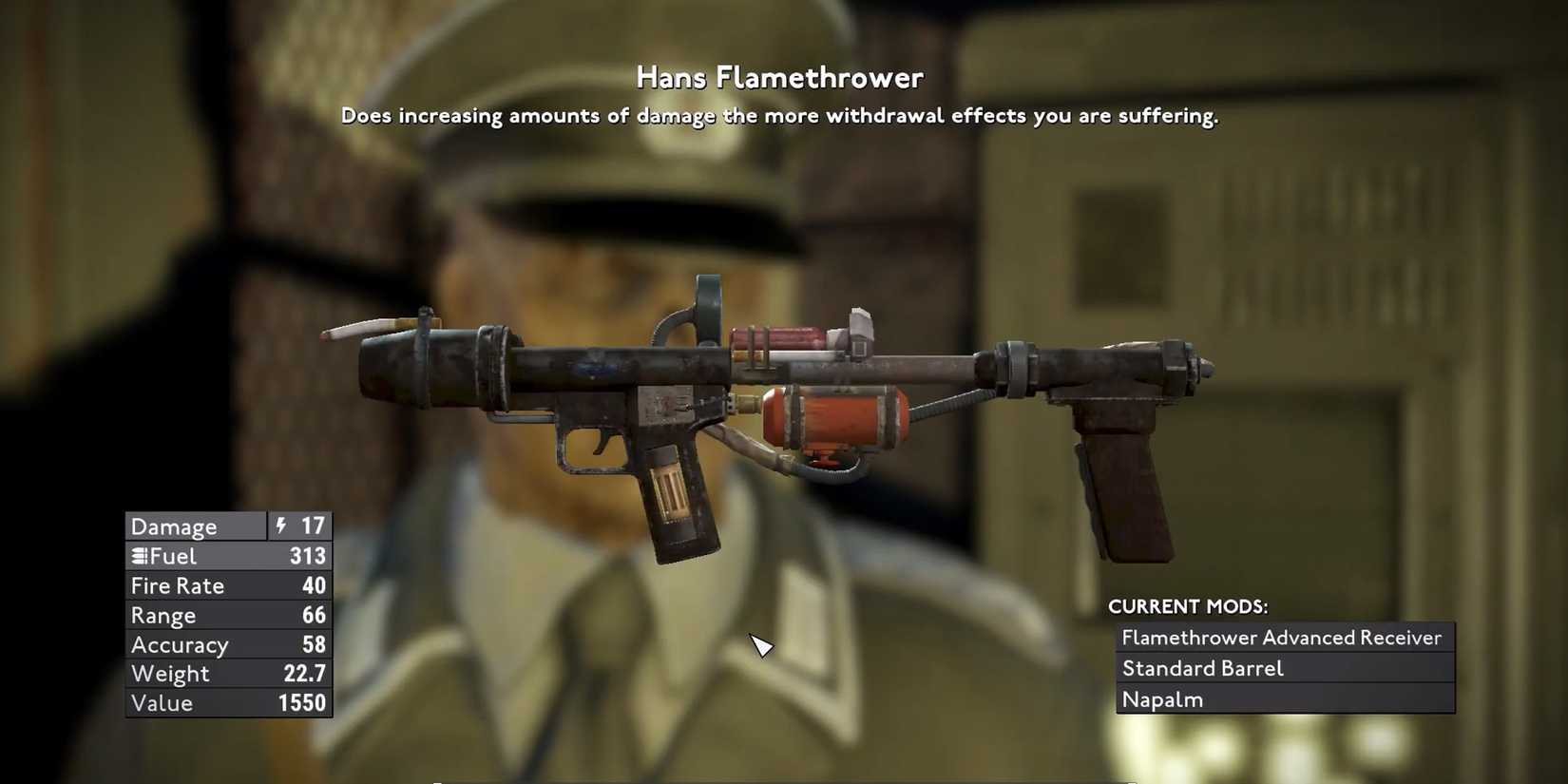 Fallout London Best Weapons Hans Flamethrower