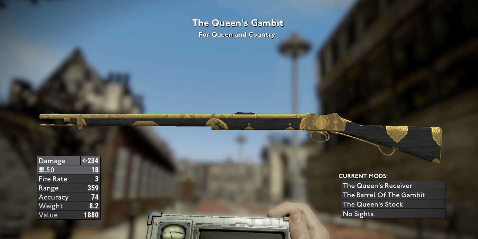Fallout London Best Weapons Queen's Gambit