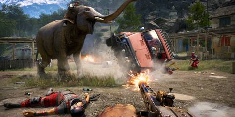 Far Cry 4 co-op 2 with Elephant
