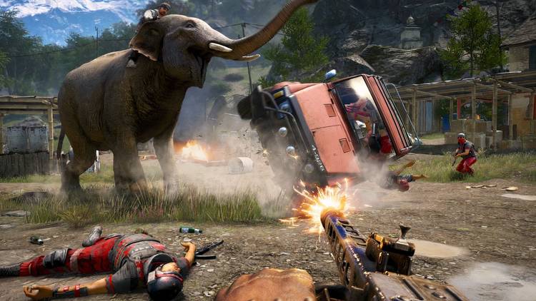 Far Cry 4 Koop-Modus mit Elefant