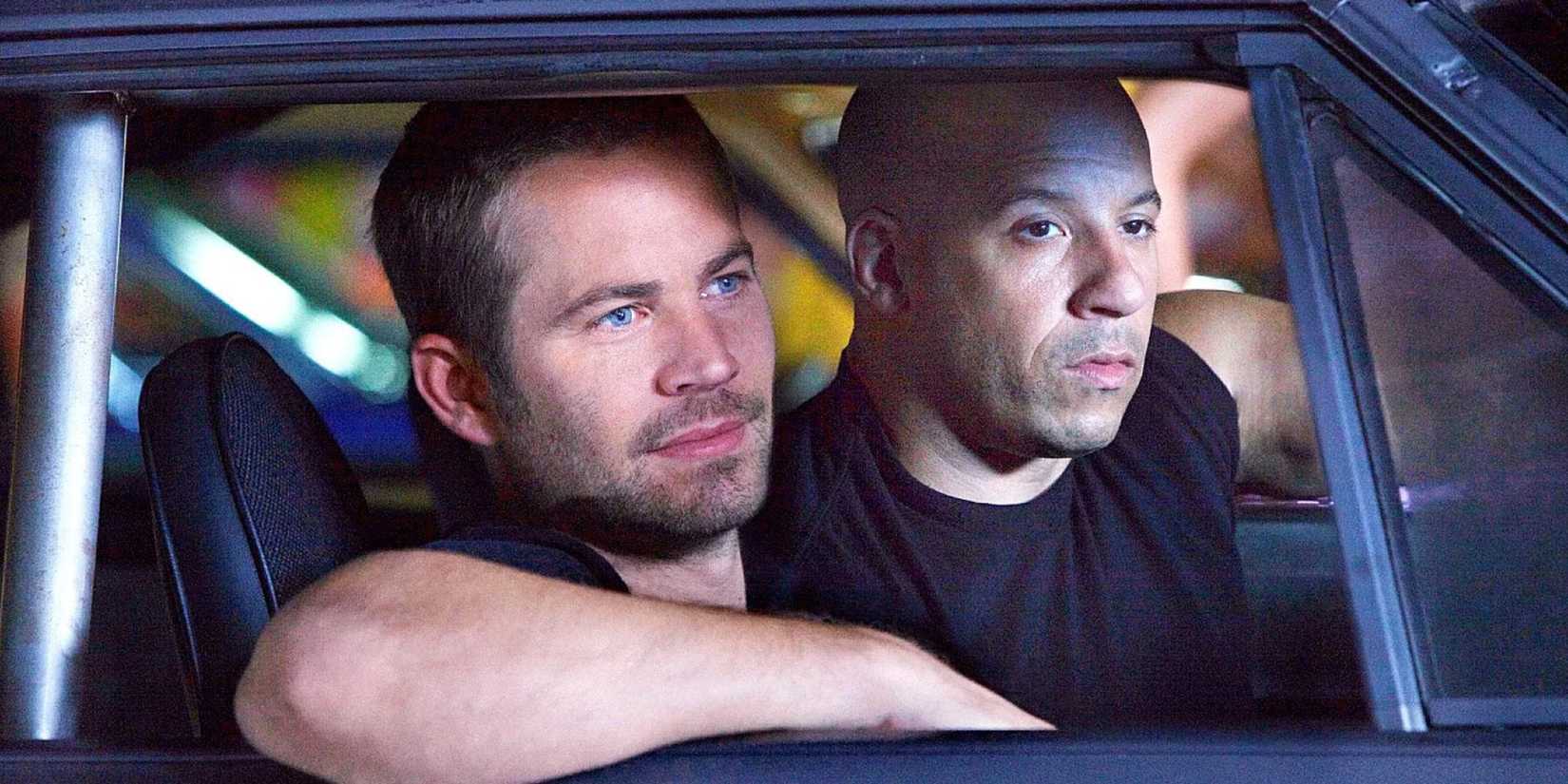 paul walker and vin diesel in fast and furious