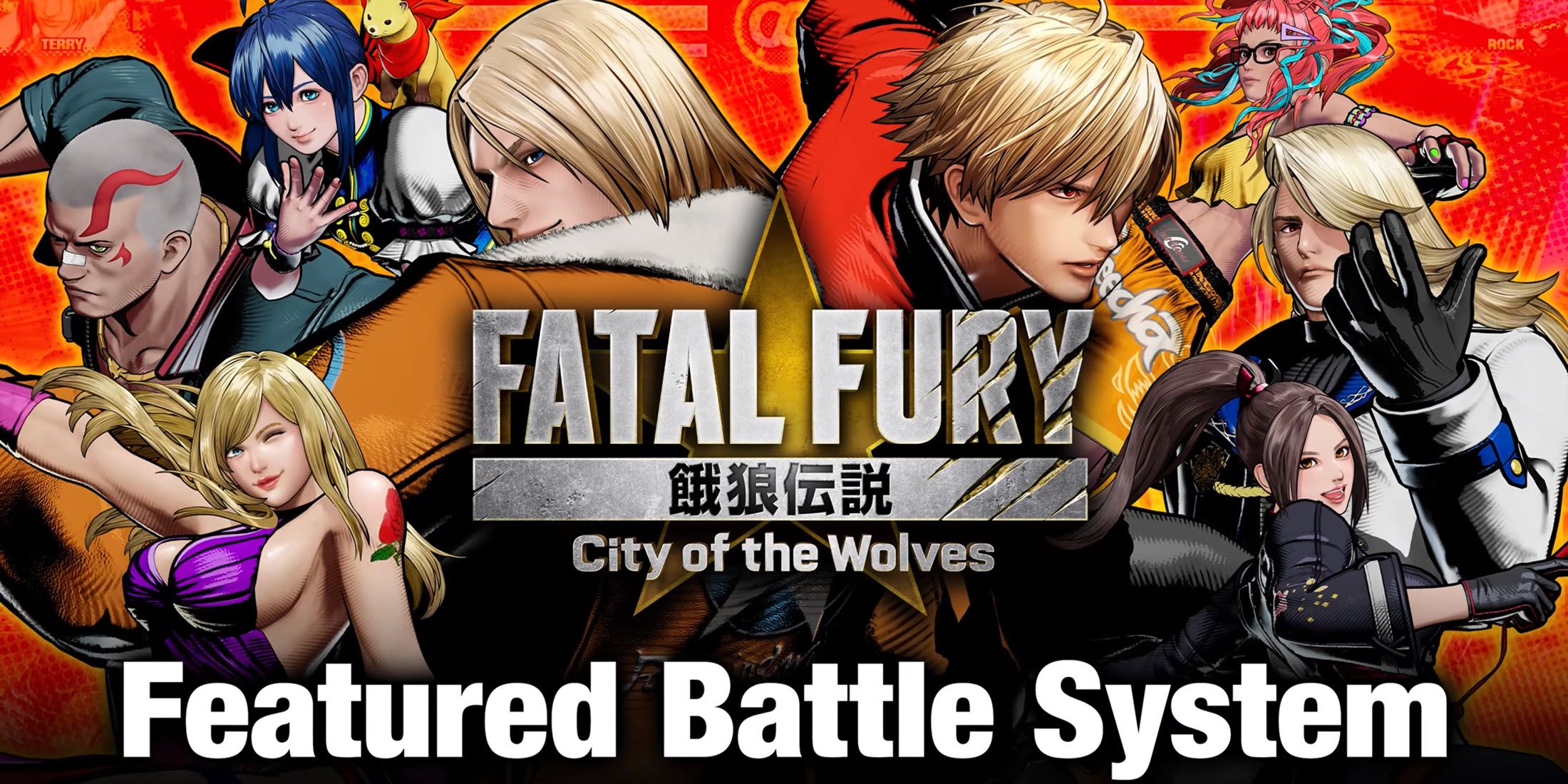 fatal fury city of the wolves character key art