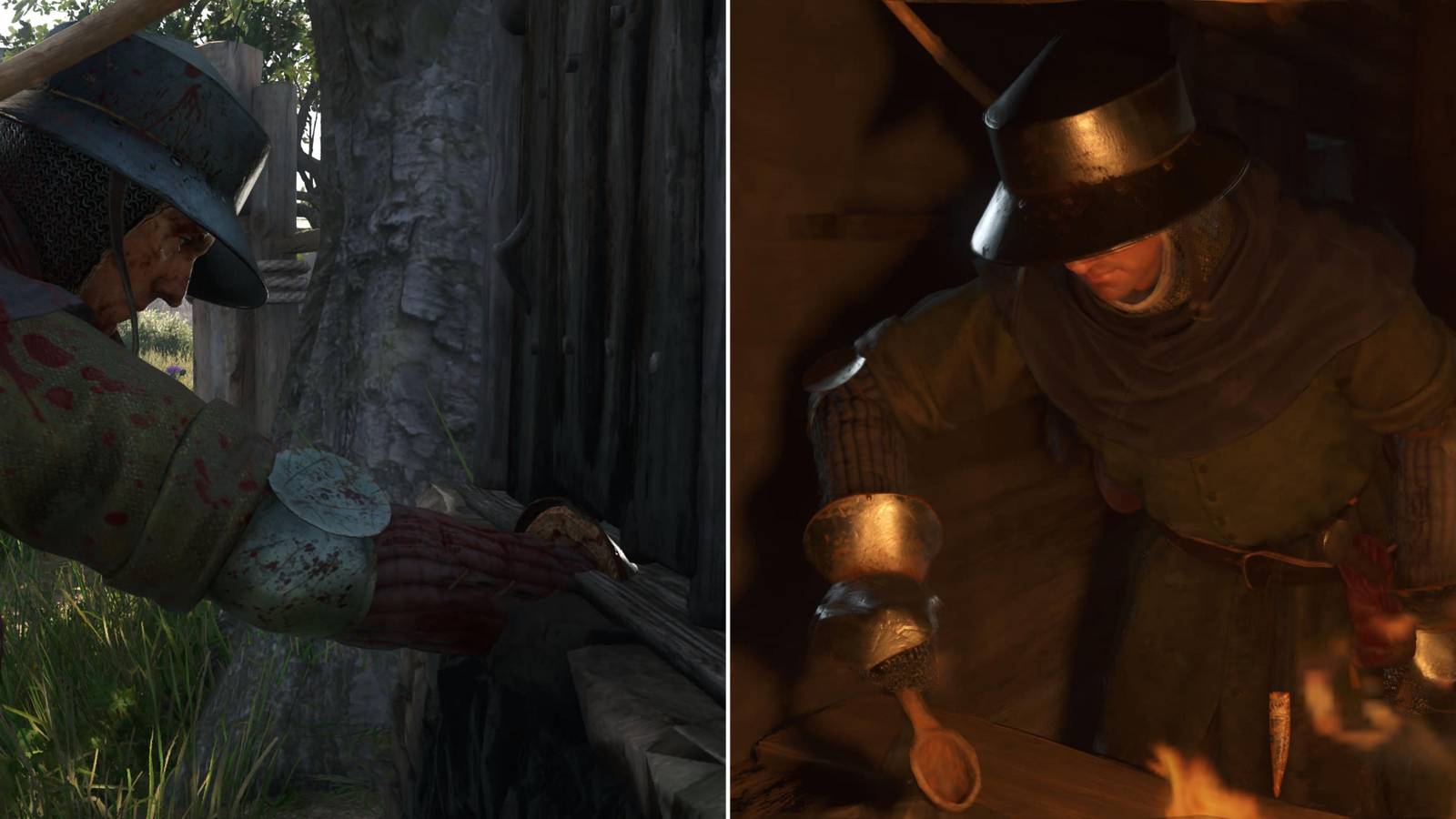 The Player Smoking & Drying Food 