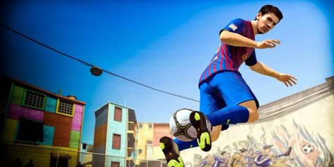 FIFA Street promotional image featuring Lionel Messi