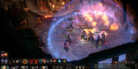 Fighting enemies in Pillars of Eternity 2 Deadfire