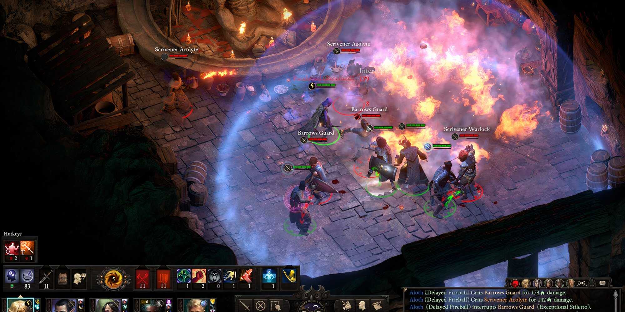 Fighting enemies in Pillars of Eternity 2 Deadfire