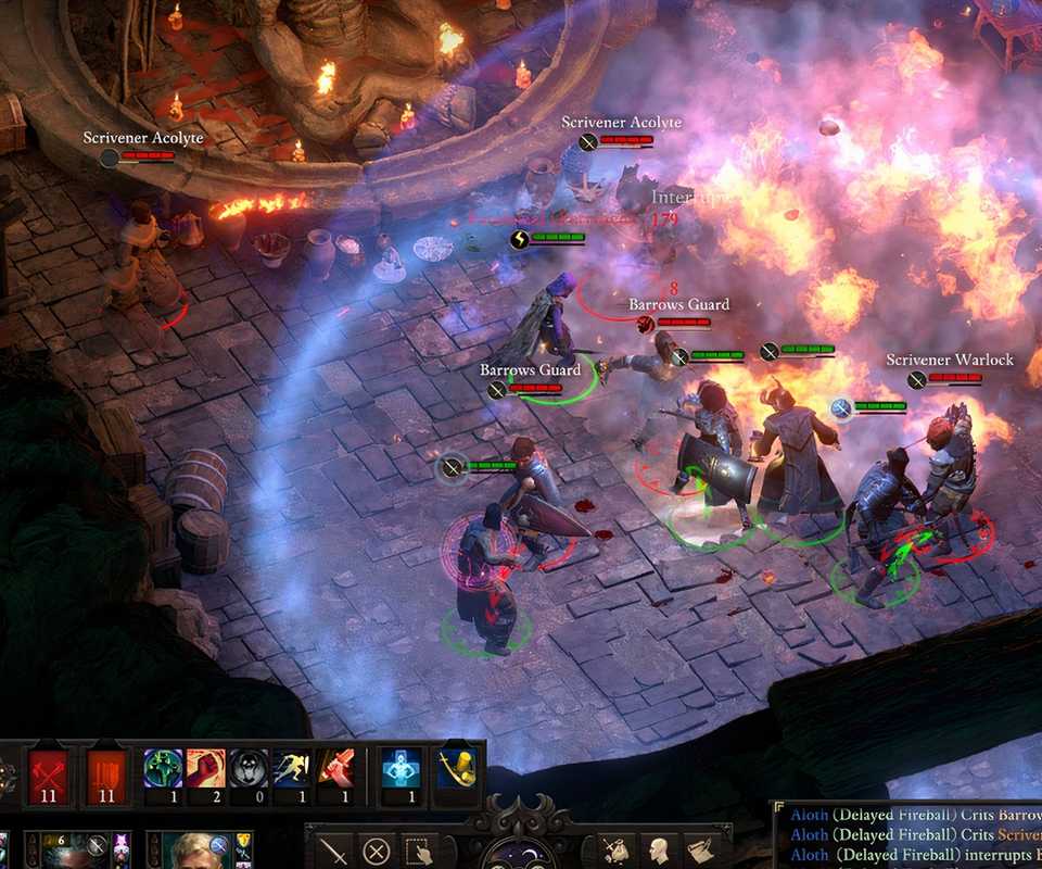 Fighting enemies in Pillars of Eternity 2 Deadfire