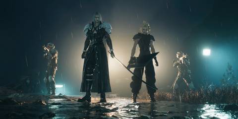 Final Fantasy 7 Rebirth Cloud and Sephiroth